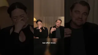 Leonardo DiCaprio about improv on Killers of the Flower Moon