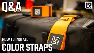 How to fit new Color Straps to your MotoBags