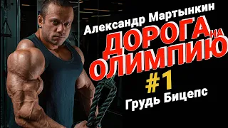 Александр  Мартынкин ДОРОГА НА ОЛИМПИЮ #1Грудь Бицепс