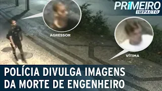 Imagens revelam ataque e morte de engenheiro a facadas no RJ | Primeiro Impacto (16/03/22)