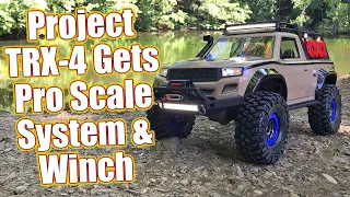 Pro Scale Light System & Winch Install! Traxxas TRX-4 Gets More Option Parts | RC Driver