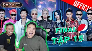 LJ Reaction - Rap Việt Mùa 3 - Tập 15 I Cháy hết minh cùng chung kết Rap Việt