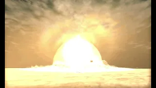 testing tsar bomba nuclear bomb （50 mega tons）