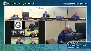 City Council 11-30-22  AM Session