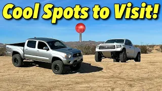 Mid Travel Tacoma and Long Travel Tundra Off-Road in Barstow