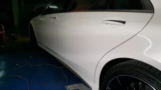 Mercedes S63 AMG full detail paint correction and 9H ceramic coat