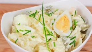 Bester Kartoffelsalat mit Eiern und Mayonnaise