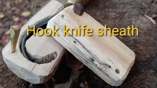 DIY hook knife "sheath"