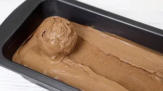 🍨 NO ice machine! 3 ingredients chocolate ice cream! Delicious!