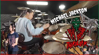 Michael Jackson - Thriller - Jonathan Moffett [ cover ] Drums & Percussion by Kalonica Nicx