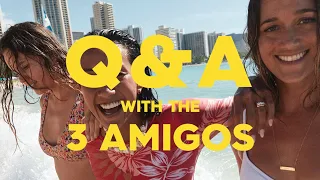 Q&A with the 3 Amigos, Part 1. Monyca Eleogram, Kelia Moniz & Bruna Schmitz #OnTheBeach