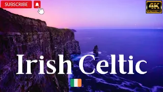 Relax & De-stress With Beautiful Celtic Ireland in 4K Magical Music & Scenic Wonders-Sleep Help...