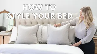 HOW TO STYLE A BED LIKE A DESIGNER | How To Make Your Bed Like a Luxury Hotel | Bedding Essentials