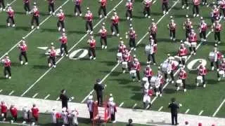 Wisconsin Marching Band 9-27-2014  Halftime Show