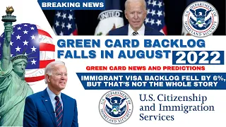 Department of State Update: Green Card Backlog Falls in August | Green Card Predictions