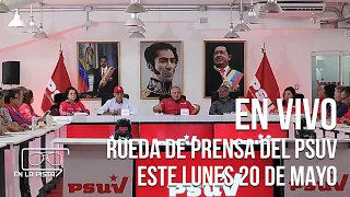 Rueda de prensa del PSUV encabezada por Diosdado Cabello este lunes 20 de mayo