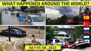 WHAT HAPPENED AROUND THE WORLD? july 05-08, 2023 volcano, flooding