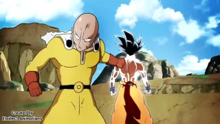 Goku vs Saitama Compilation (Full fight) Pelea completa