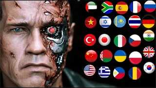 Arnold Schwarzenegger  "I'll be back" in different languages || Terminator