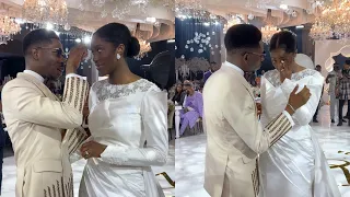 Moses Bliss Passionately Wipe Out his wife Marie’s Tears Afte Crying At their Reception So Emotional