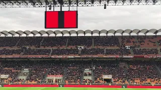 Milan vs Salernitana del 4.12.21 dal primo anello rosso - lettura formazione del Milan
