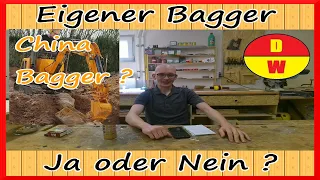 Für wen lohnt sich ein eigener Bagger ? Rhinoceros XN 08 Fazit