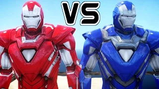 IRON MAN VS IRON MAN - Silver Centurion vs Blue Steel