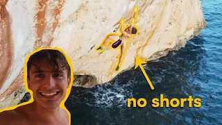 Deep Water Soloing and a Lost Bet