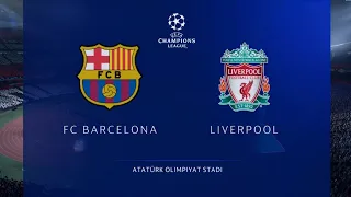 FIFA 20 | FC Barcelona vs Liverpool | UEFA Champions League Final