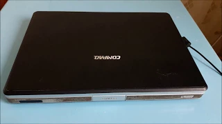 Включаем ноутбук спустя  10  лет Compaq v5000