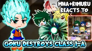 MHA/BNHA+Rimuru Reacts to Goku VS. Class 1-A "Top 3 Strongest" || Gacha Club ||