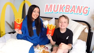 Breakfast In Bed Mukbang With Atticus!!