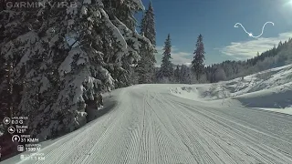 JAHORINA JANUARY 2021, DESNI KRAK STAZE SKOČINE, R SRPSKA; TEST SKIER TIKA SIMIĆ