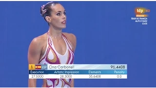 Todo Sincro Solo Tecnico Ona Carbonell Mundial Kazan 2015