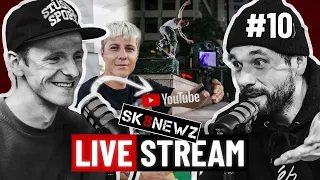 SK8NEWZ 10/24 LIVE - Honza Navrátil YOUTUBER / TJ Rogers SK8MAFIA Part