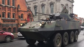 SUDDEN ARMY PARADE IN LIMERICK IRELAND