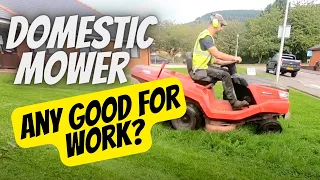 Can a cheap ride on mower earn you money?  AL-KO SOLO T16-95