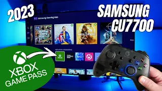 TESTEI o XBOX GAME PASS na TV SAMSUNG CU7700 e FIQUEI SURPRESO!