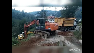 hitachi excavator hafriyat yükleme