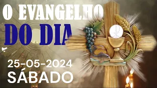 O EVANGELHO DO DIA 25 DE MAIO  A PALAVRA DE DEUS