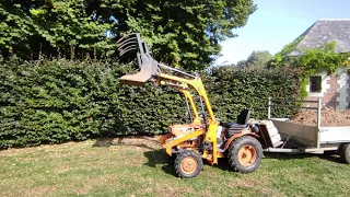 Micro Tracteur Kubota B7001 / chargeur frontal