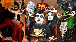 The Book Of Life Makeup Featuring Manolo, Xibalba and La Muerte