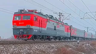 ЭП1-080 с Пассажирским поездом 097С Кисловодск — Тында