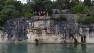 Cliff jumping - San Gabriel River - Georgetown, TX