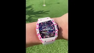 $1,000,000 *Richard Mille* !!!! ⛳️ #shorts #youtubeshorts #richard #rm #bubba #golf #million #pink