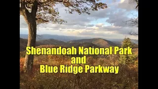 Fall colors in Shenandoah National Park, & Blue Ridge Parkway, VA 10-28-17