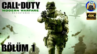 Yeniden Oynama Vakti / Call of Duty 4 Modern Warfare Remastered Türkçe Altyazılı Bölüm 1 (4K)