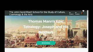 Thomas Mann's Joseph and His Brothers Promo by John David Ebert