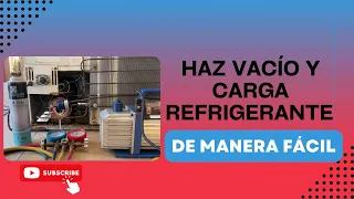 Cómo hacer vacío y cargar refrigerantes en neveras y refris FÁCILMENTE