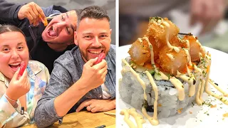 Le CHAMPION de SUSHIS vs la BRIGADE des FAST FOODS : caviar, truffe, etc ... - VLOG 1209